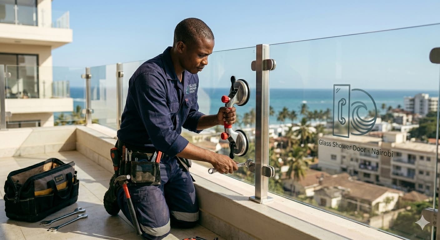 Luxury shower enclosure installation by Shower Door