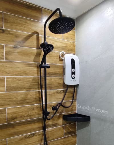 Analabier Shower Heater with Silent Booster Pump | Shower Door Mombasa