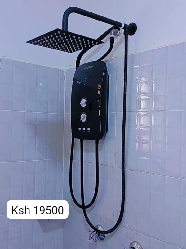 Anlabeier Black Water Heater with Pump & Rain Shower Mombasa