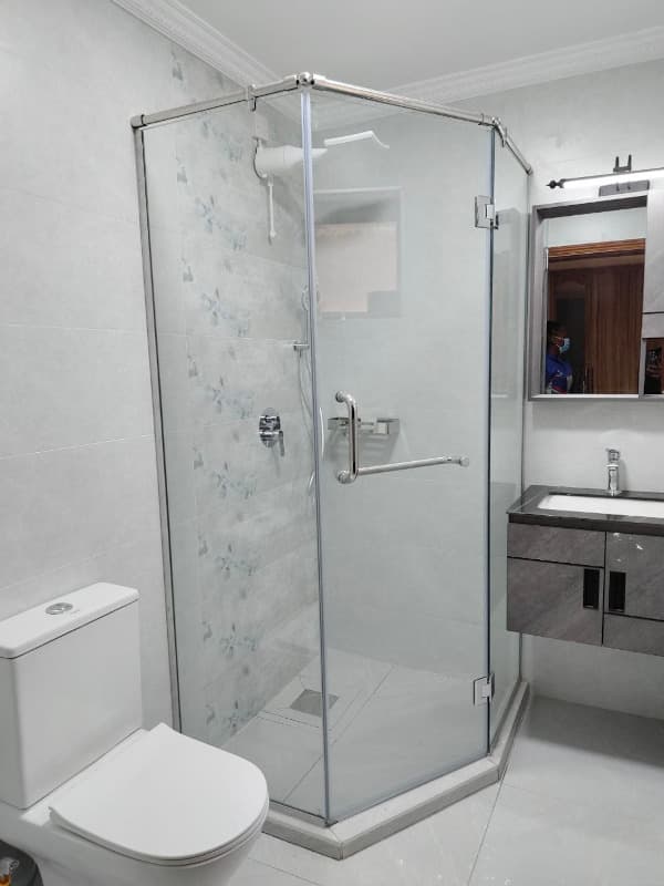 Neo-Angle Shower Cubicle | Space-Saving Corner Design | Quickfix Mombasa