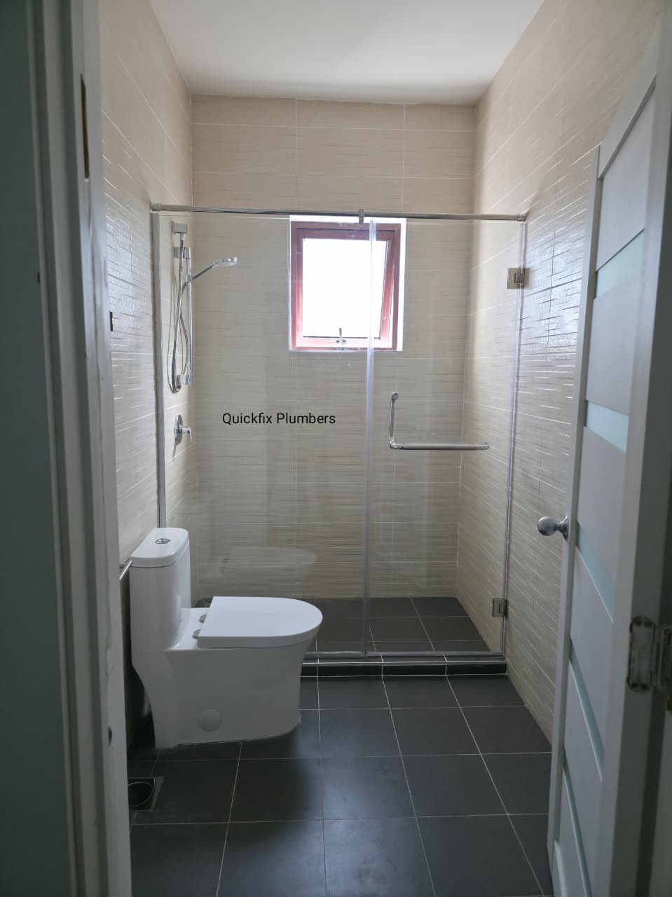Inline Frameless Glass Shower Enclosure Mombasa