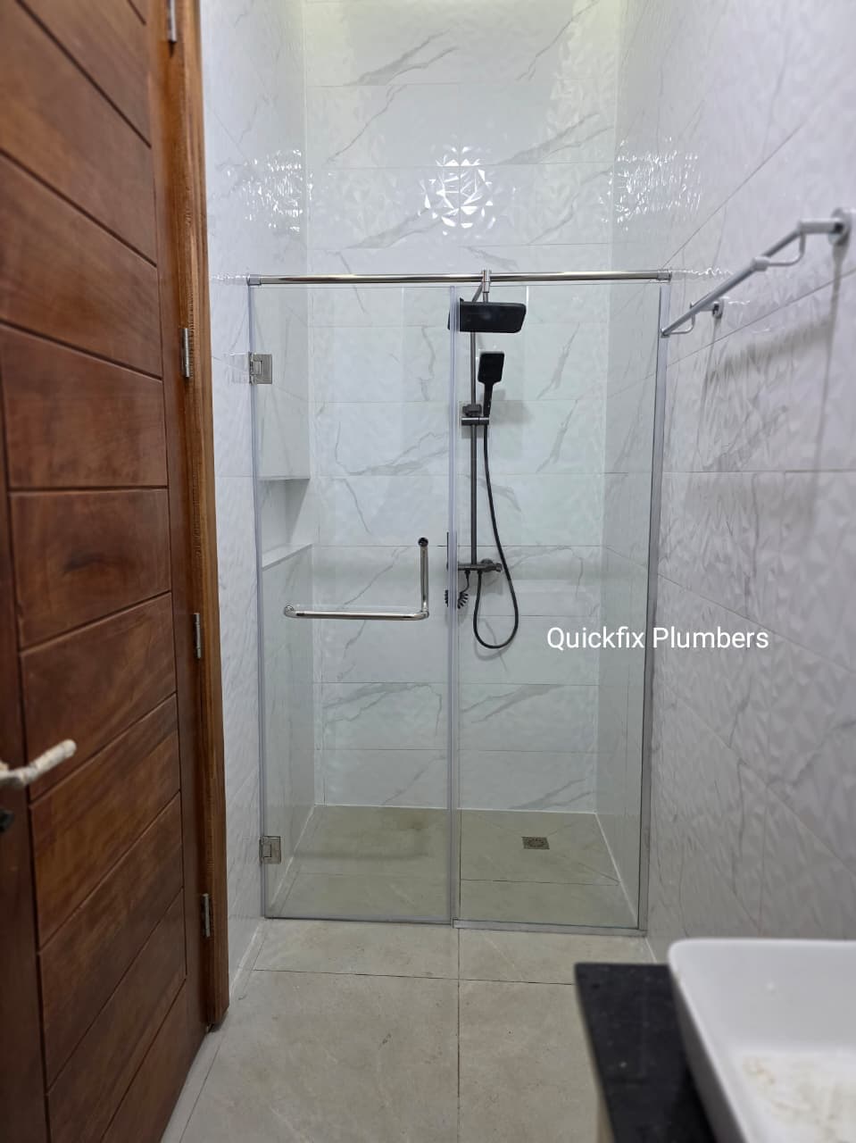 Inline Frameless Glass Shower Mombasa