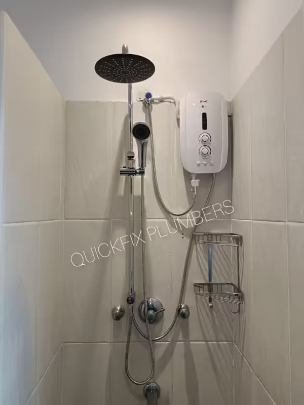 Alpha S2i Shower Heater with Built In ELCB | Installation in Mombasa Kenya