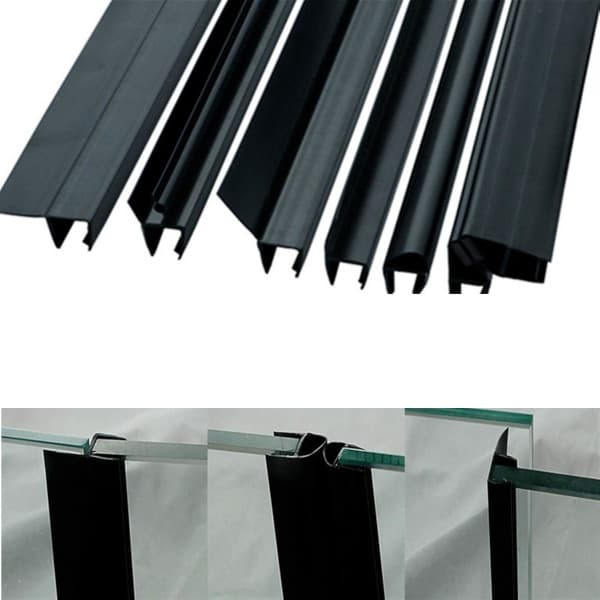 Black Shower Door Seal Strip for 10mm Glass in Kenya | Waterproof Shower Seals Nairobi
