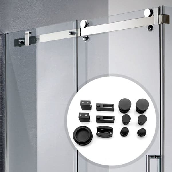 Shower Door Sliding System Fittings in Kenya | Durable Bathroom Hardware Nairobi