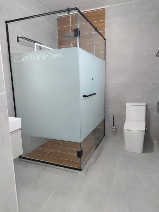 Tinted Glass Shower Cubicle Installation | Shower Door Mombasa