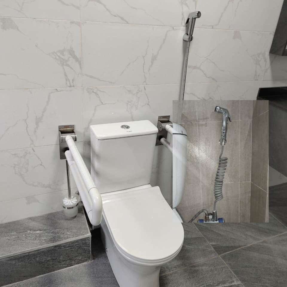 Toilet Arabic Shower Bidet Installation in Mombasa | Shower Door Kenya