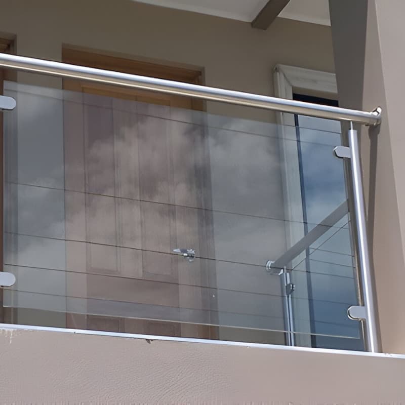 Clear Glass Balcony Balustrade - Kenya