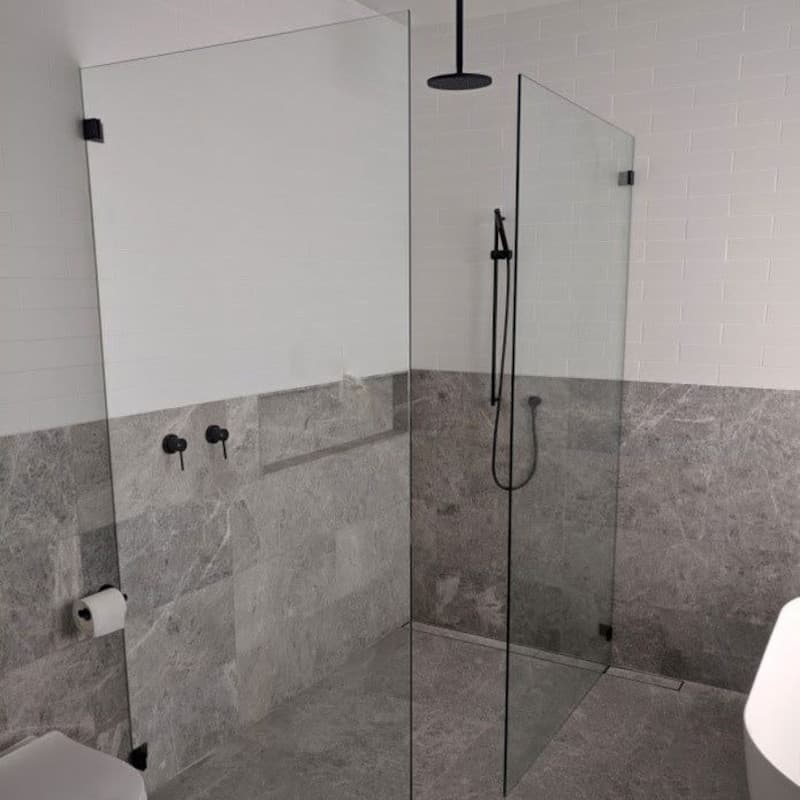 Frameless Corner Shower Enclosure - Kenya