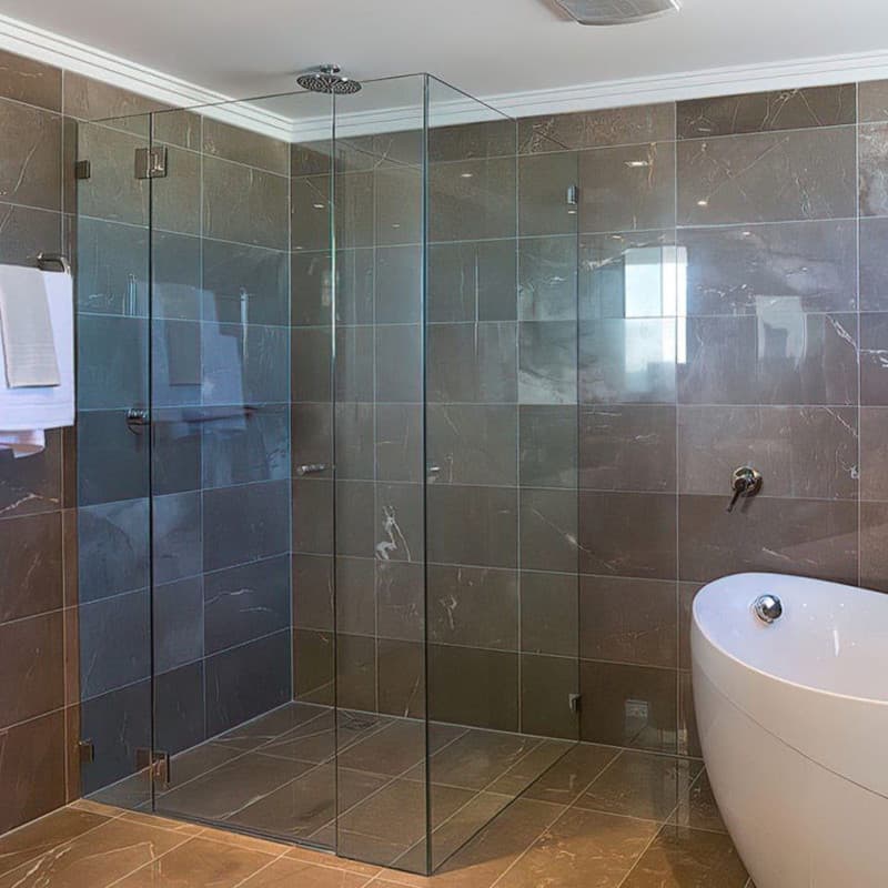 Frameless Shower Cubicle - Modern Bathrooms in Kenya