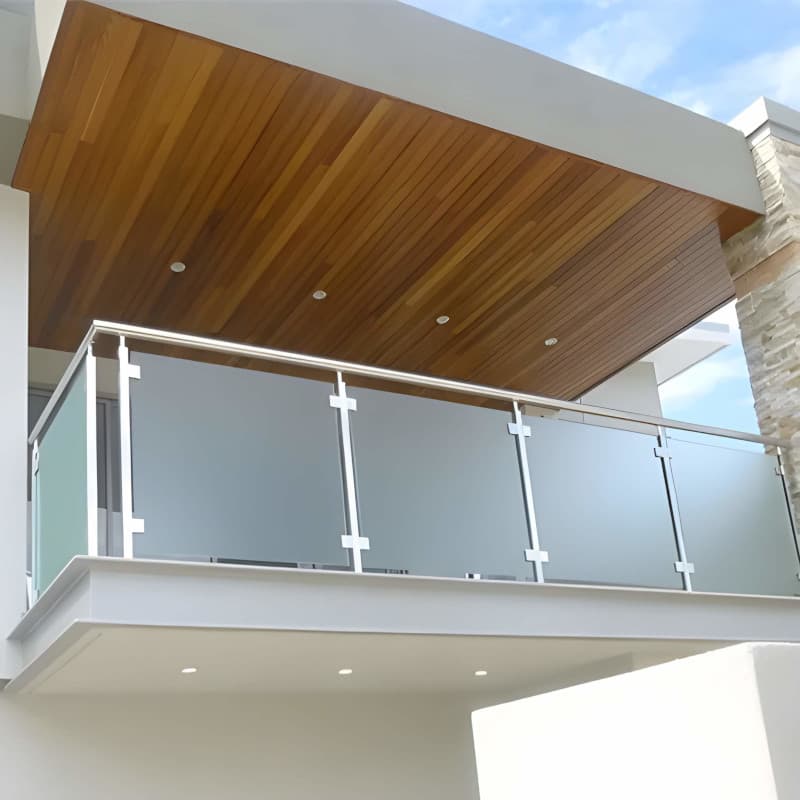 Frosted Glass Balcony Railing - Stylish & Safe in Kenya